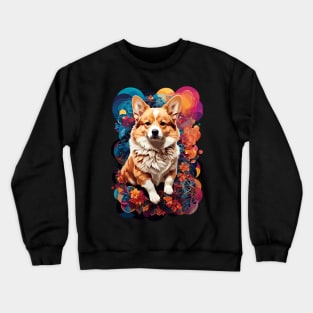 Abstract Dog Art Crewneck Sweatshirt